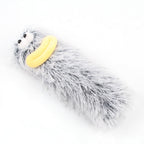 Cat playing with crinkle catnip pillow toy