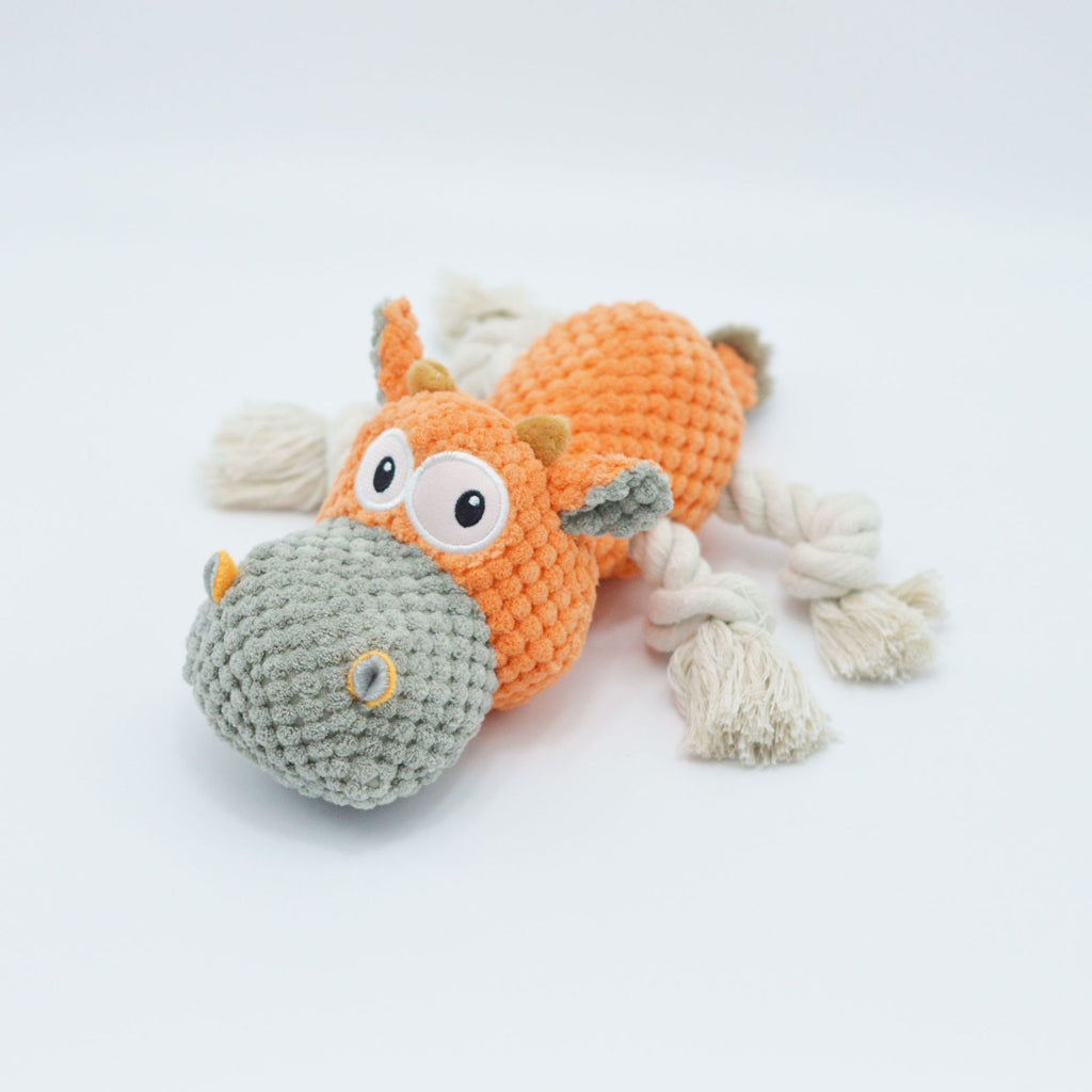Plush squeaky dog toy for large dogs