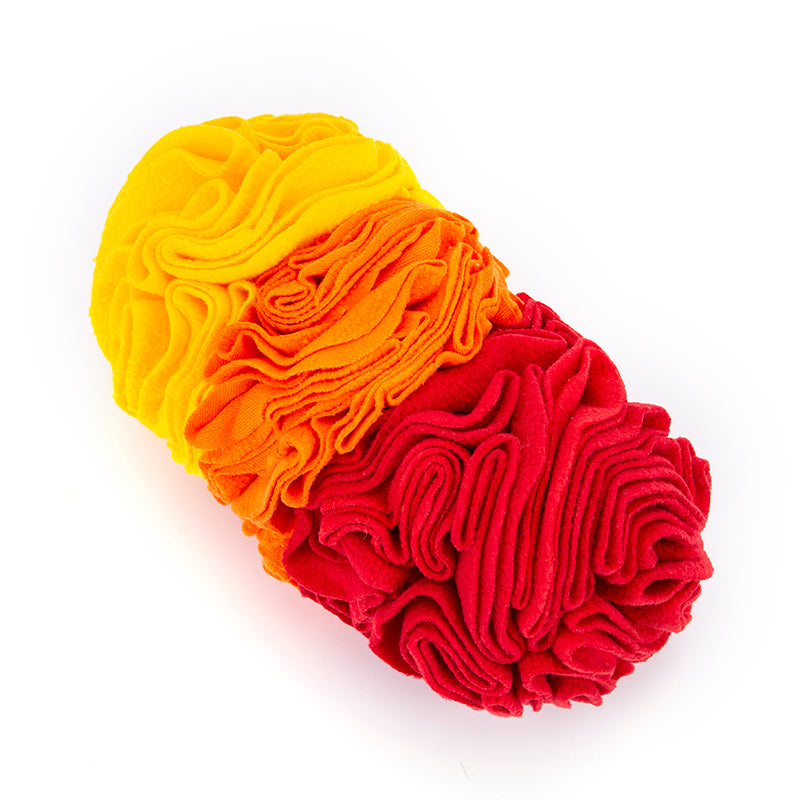 Dog Snuffle Pad puzzle training mat in Sunset color