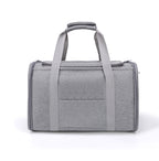 Pet carrier with mesh side panel