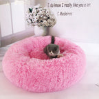 Round pet bed shown from the side
